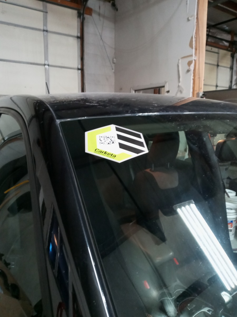 Sticker On Car